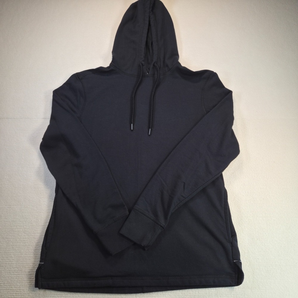 Jockey Sport Black Pullover Hoodie Size Small W/ Pockets!